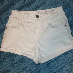 Classic High Rise Denim Shorts